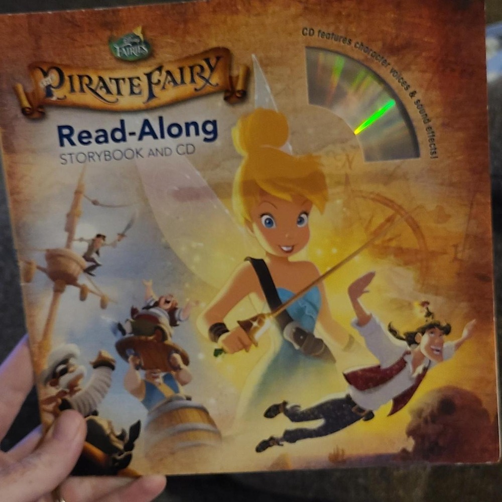 Disney Tinker Bell and the Pirate Fairy read along book and CD
